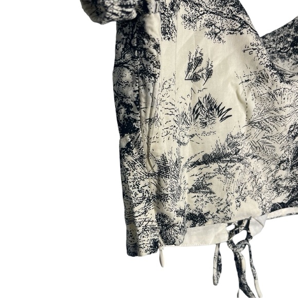 NWT Cotton Candy LA Lace-up Crop Top - Picture 4 of 5